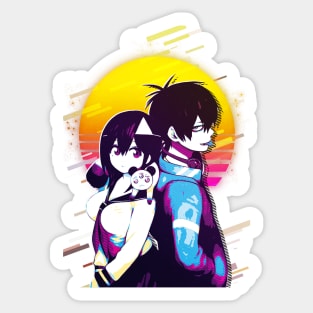 Fuyumi Yanagi and Staz Charlie Blood Sticker